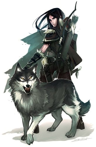 640x976_6067_Ranger_and_Wolf_2d_fantasy_woman_wolf_bow_arrows_ranger_picture_image_digital_art.jpeg