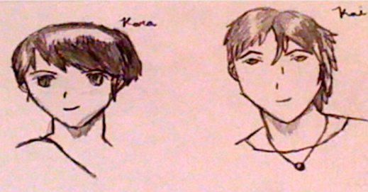 Anime Art, Kara and Kai, Smaller.jpg