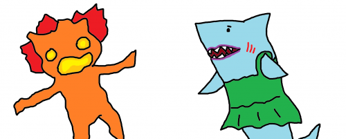 lavaboy and sharkgirl.png