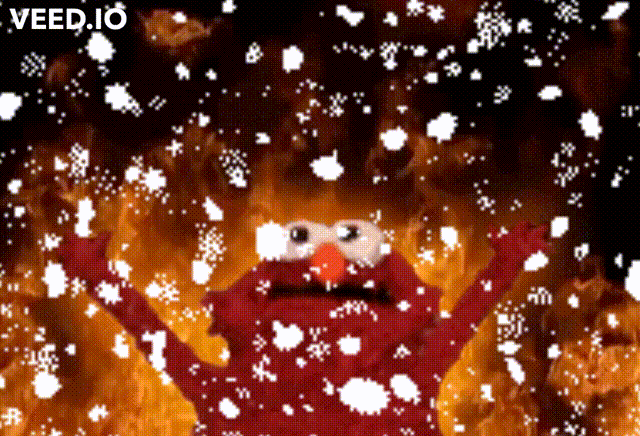 fire elmo snow.gif