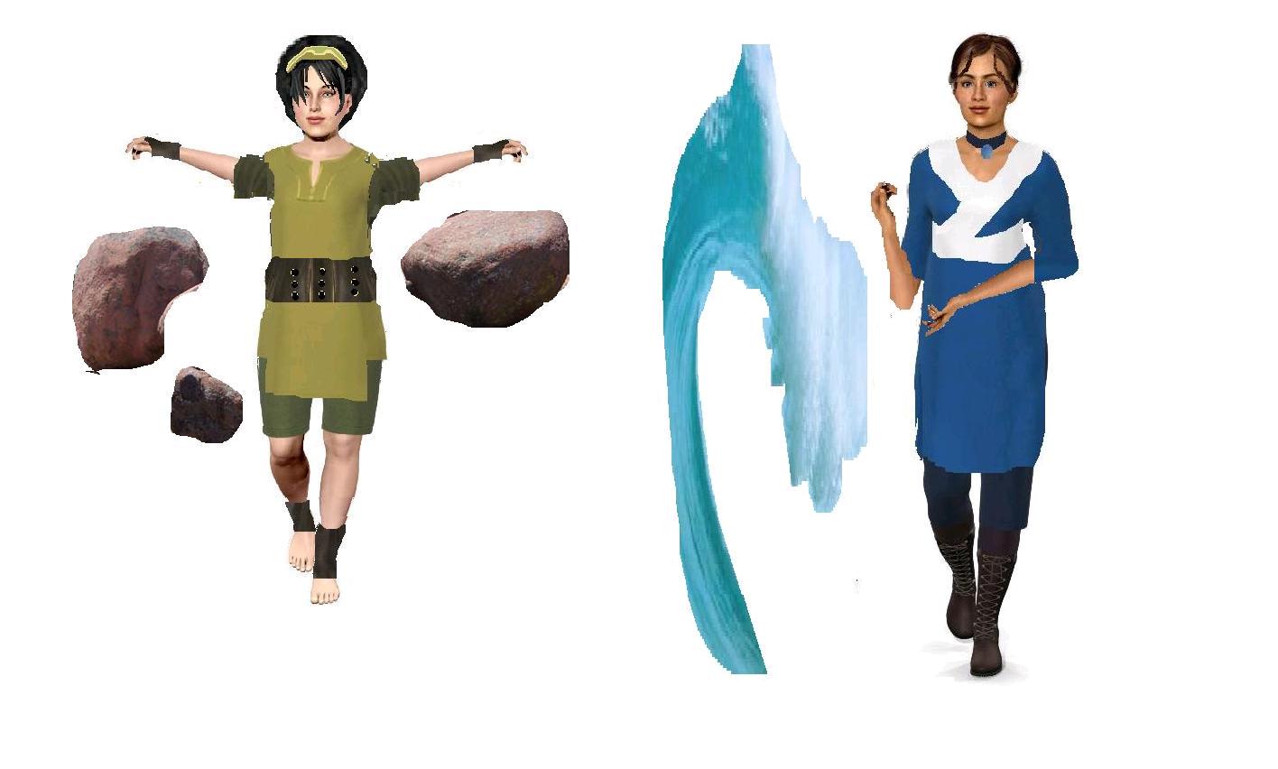 toph and katara bending.jpg