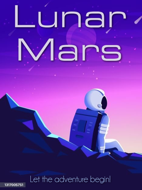 Cover art for Lunar Mars Colony