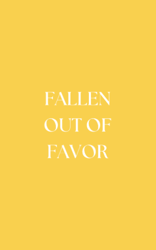 Cover art for Fallen Out Of Favor