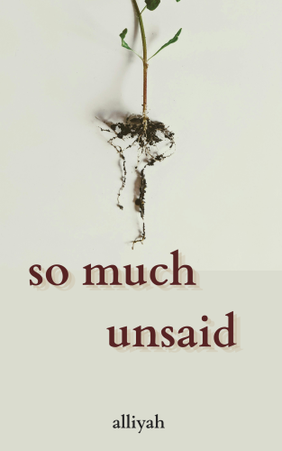 Cover art for so much unsaid