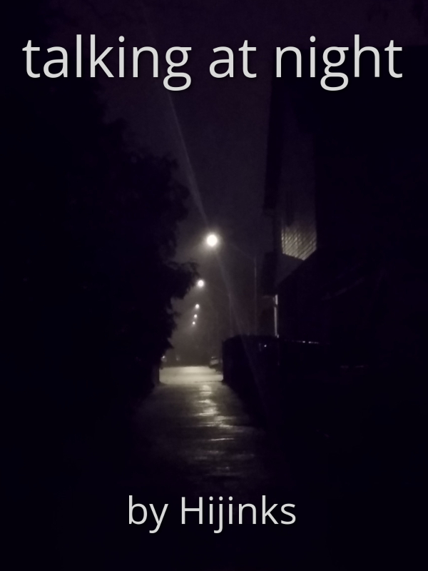 Cover art for talking at night