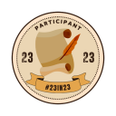 23in23 February Participant Badge