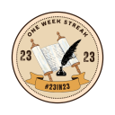 23in23 May Week Long Badge