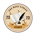 23in23 July Week Long Badge