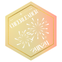 24in24 March Cheerleader Badge