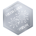 24in24 April Cheerleader Badge