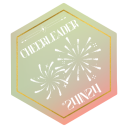 24in24 May Cheerleader Badge