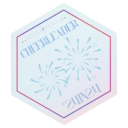 24in24 June Cheerleader Badge