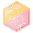 24in24 September Cheerleader Badge