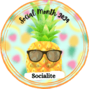 Social Month Socialite Badge 2024