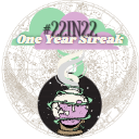 22in22 Year Long Badge