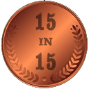 15in15 Bronze Badge