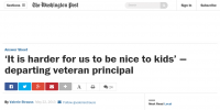 An educator: Be Nice