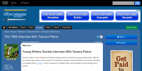 Tamora Pierce talks to YWS