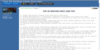 Forty Writing Hints and Tips