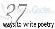 Ways To Write Poetry